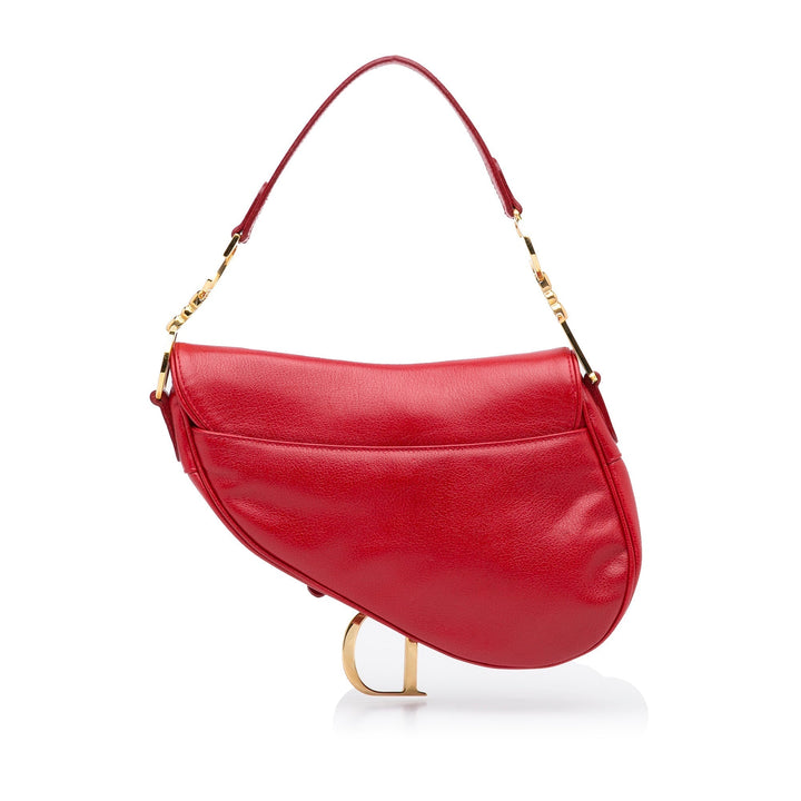 Top quality Dior Saddle Bag Red Calfskin