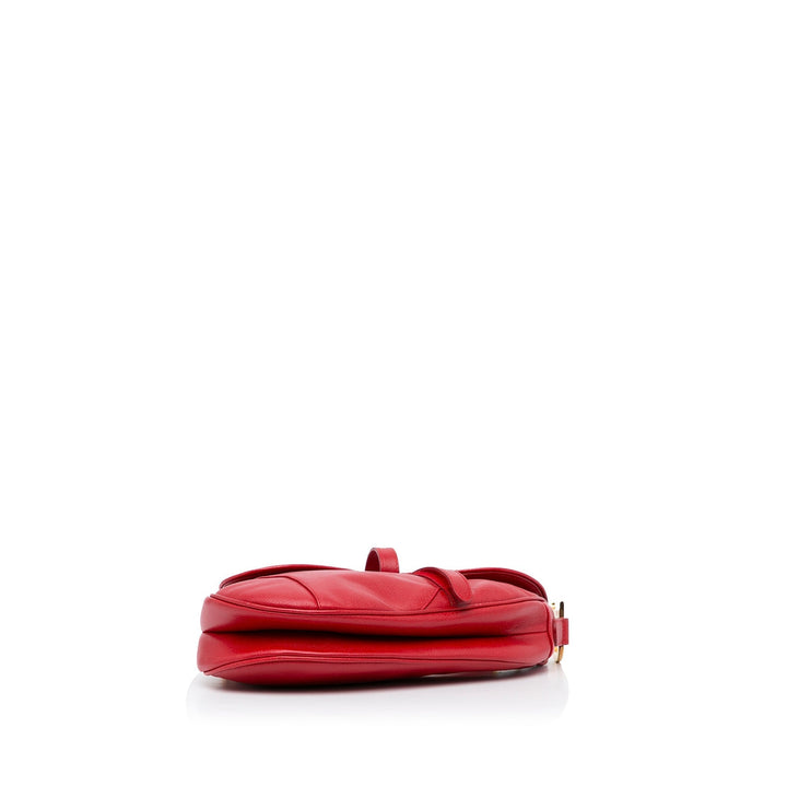 Top quality Dior Saddle Bag Red Calfskin