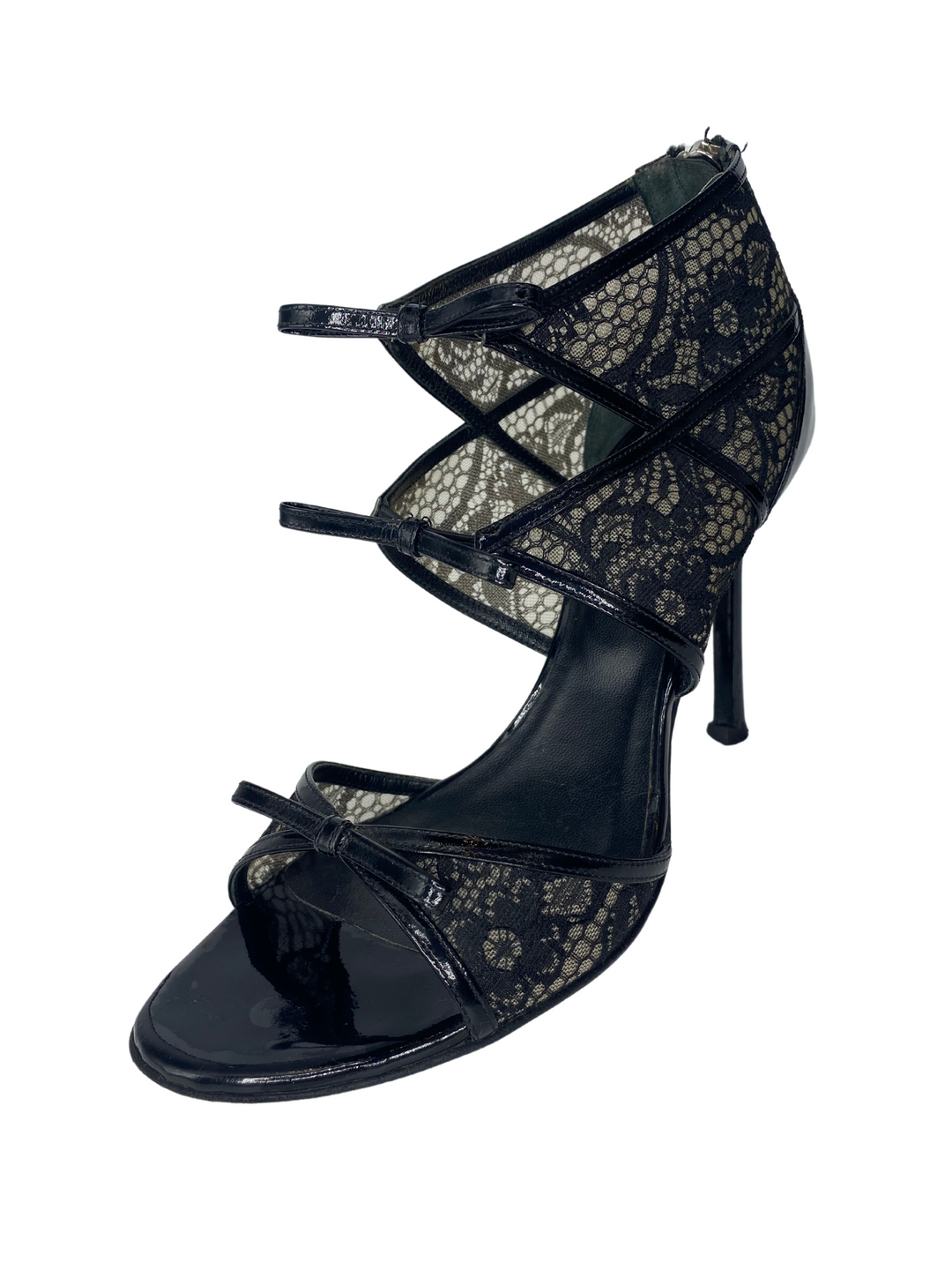 Versace Lace Cage Sandals |US7.5|IT37.5|