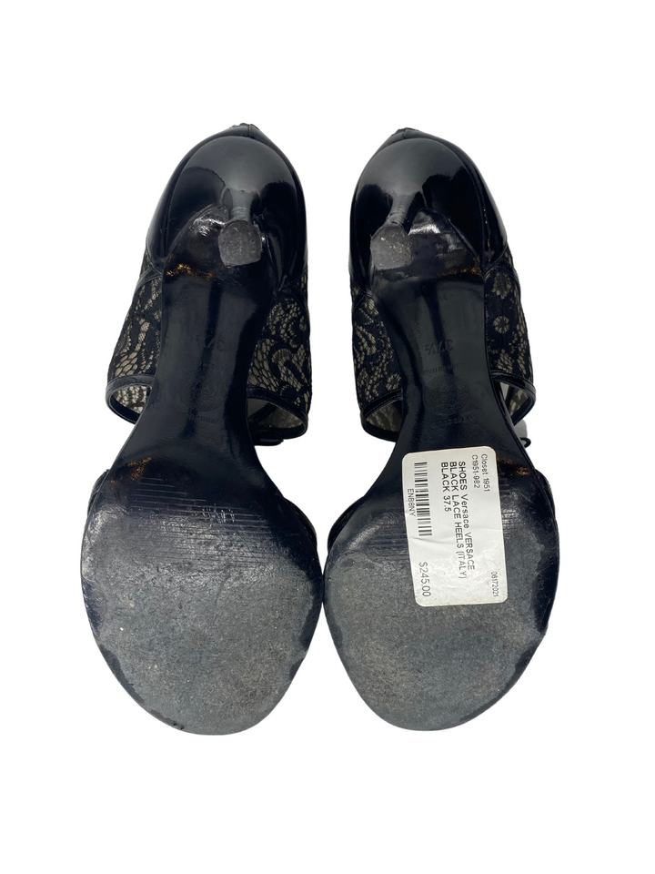 Versace Lace Cage Sandals |US7.5|IT37.5|