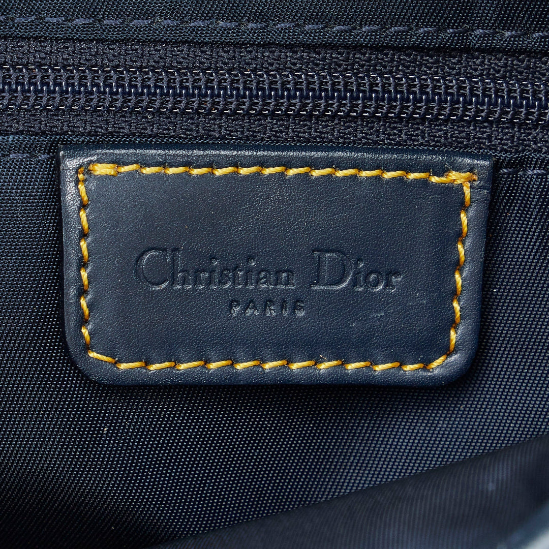Top quality Dior Saddle Bag Blue Oblique Canvas
