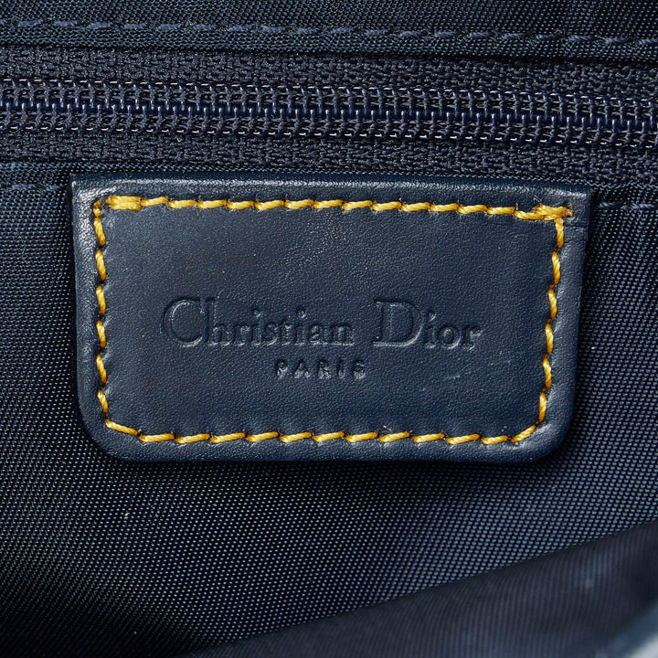 Top quality Dior Saddle Bag Blue Oblique Canvas