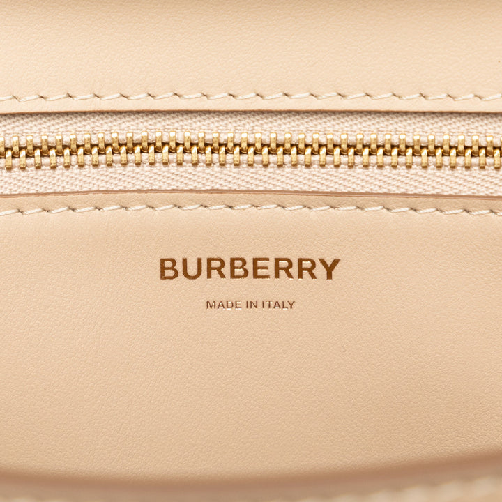 BURBERRY Canvas Check TB Crossbody Crossbody Bag