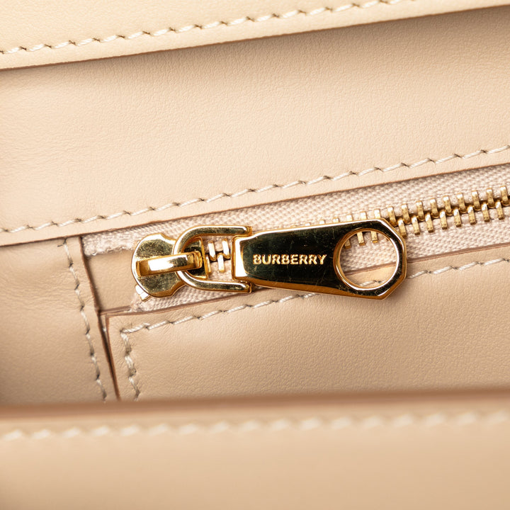 BURBERRY Canvas Check TB Crossbody Crossbody Bag