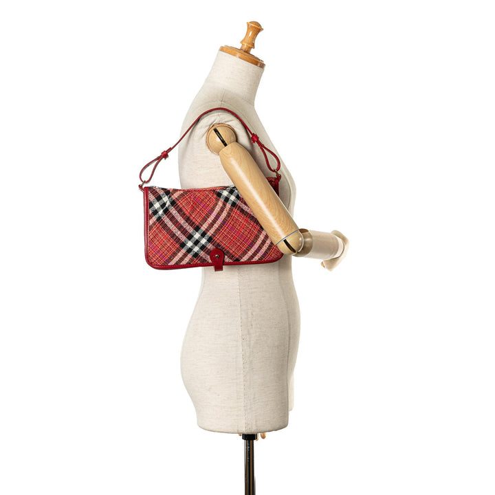 BURBERRY Supernova Check Shoulder Bag