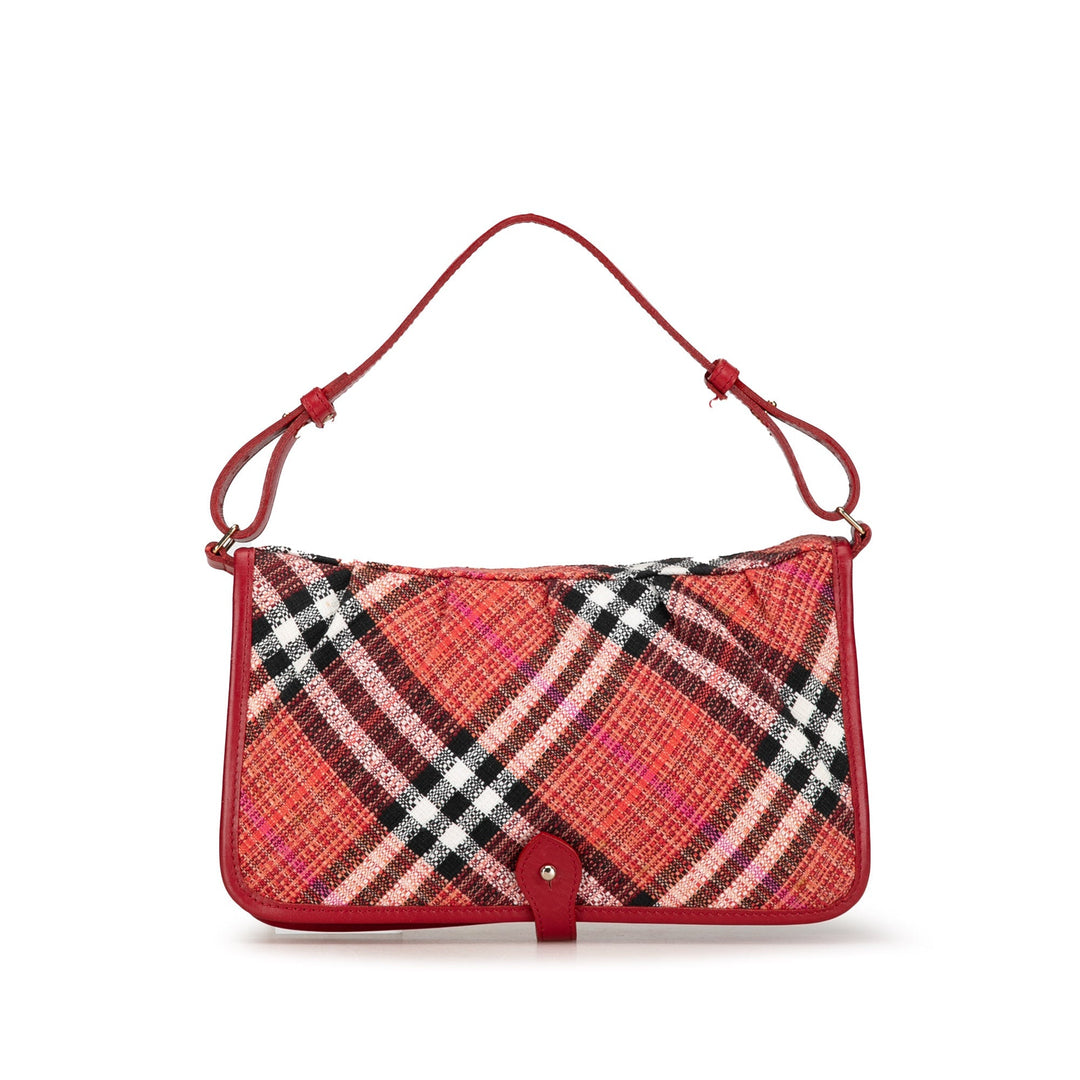 BURBERRY Supernova Check Shoulder Bag