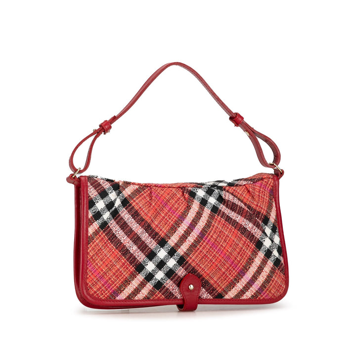 BURBERRY Supernova Check Shoulder Bag