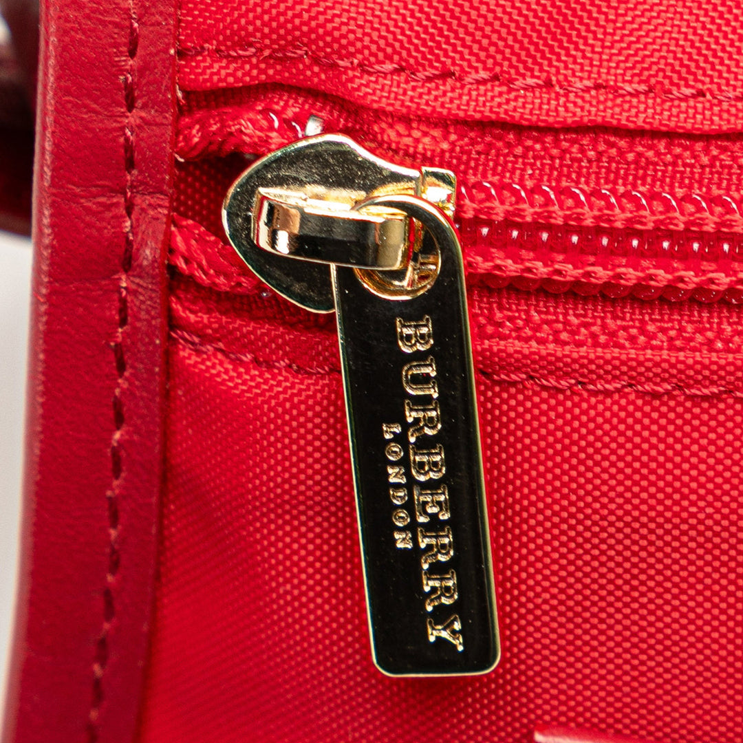 BURBERRY Supernova Check Shoulder Bag