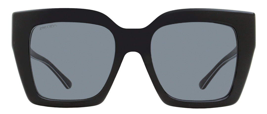 Jimmy Choo Square Sunglasses Eleni /G 1EIIR Black/Tiger 53mm