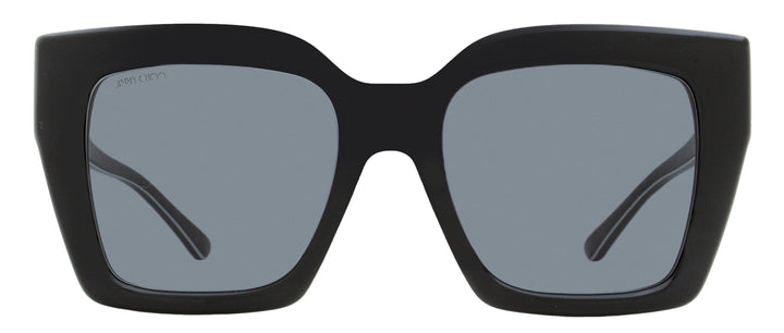 Jimmy Choo Square Sunglasses Eleni /G 1EIIR Black/Tiger 53mm