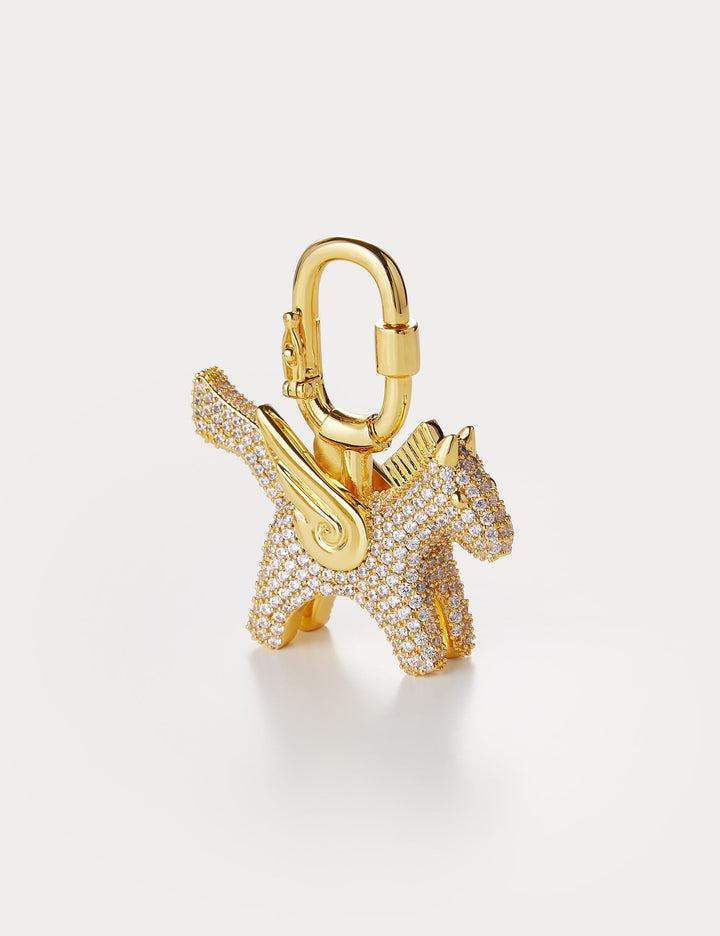 Sparkle Gold—Rodeo Pegase Bag Charm