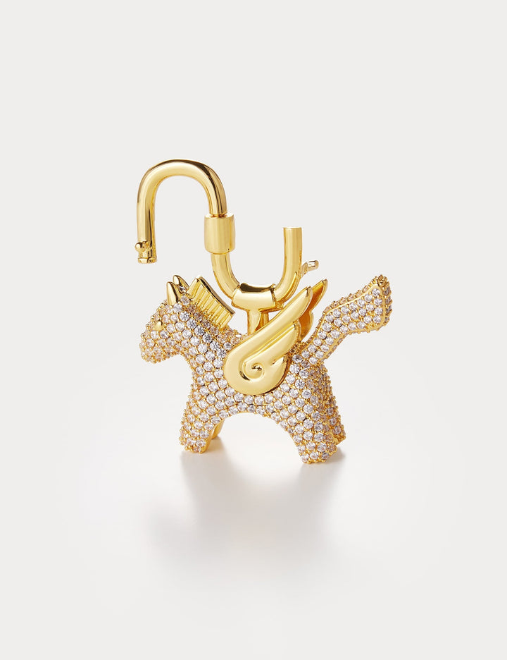 Sparkle Gold—Rodeo Pegase Bag Charm