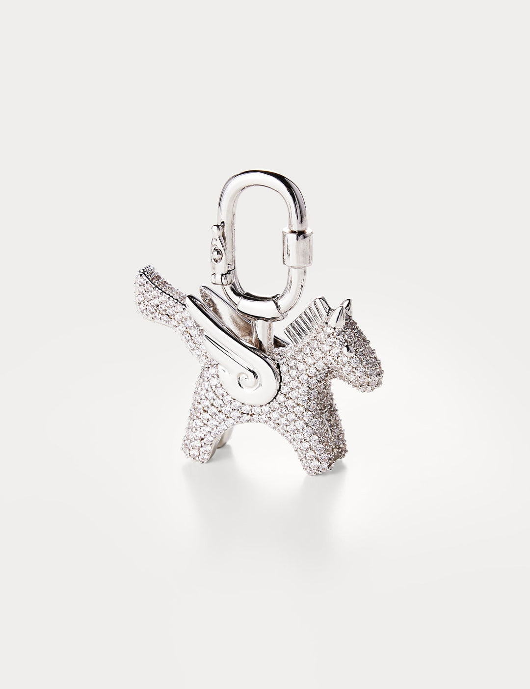 Sparkle Silver—Rodeo Pegase Bag Charm