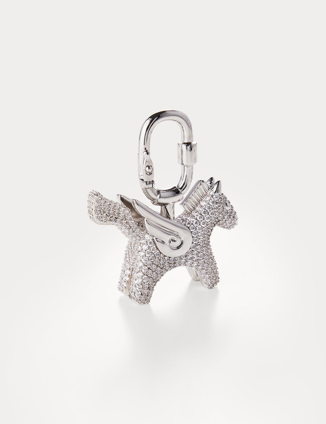 Sparkle Silver—Rodeo Pegase Bag Charm