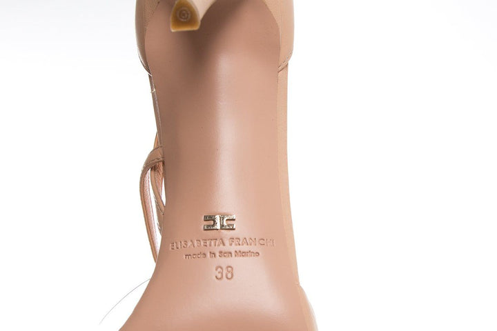 Elisabetta Franchi Blush Pink Heels SZ 38