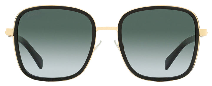 Jimmy Choo Square Elva Sunglasses 2M29O Black/Gold 54mm
