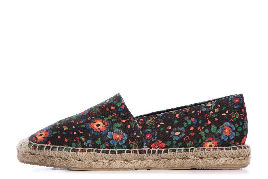 Isabel Marant Étoile Navy Floral Espadrilles SZ 37