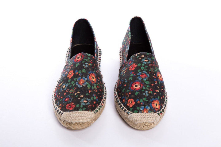 Isabel Marant Étoile Navy Floral Espadrilles SZ 37