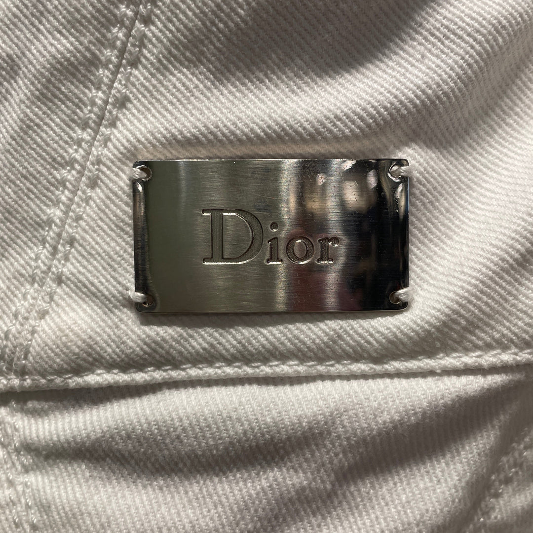 #Christian Top quality Dior/Denim Jkt/38/WHT/Denim