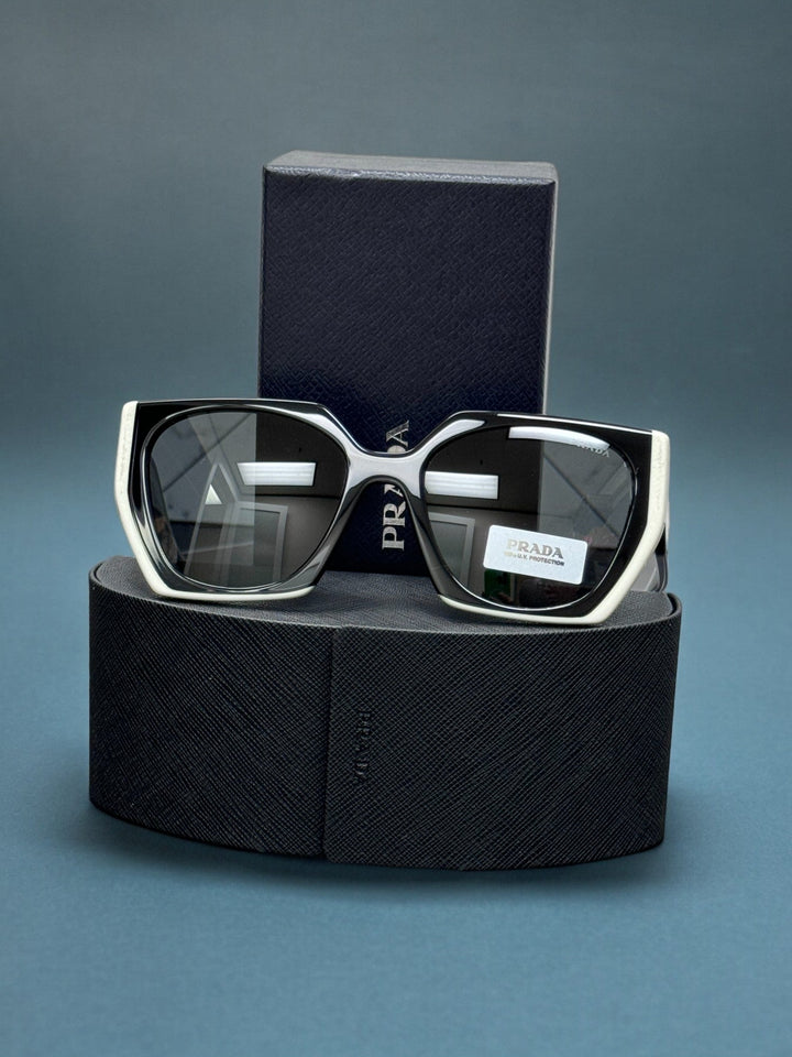 BRAND NEW Prada White & Black Sunglasses