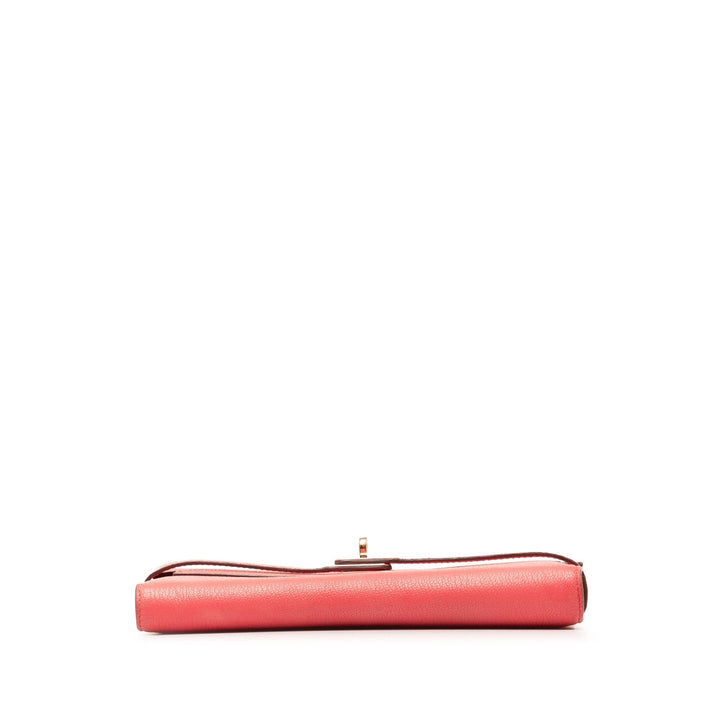 Top quality Hermes Chevre Classic Kelly Wallet Long Wallets