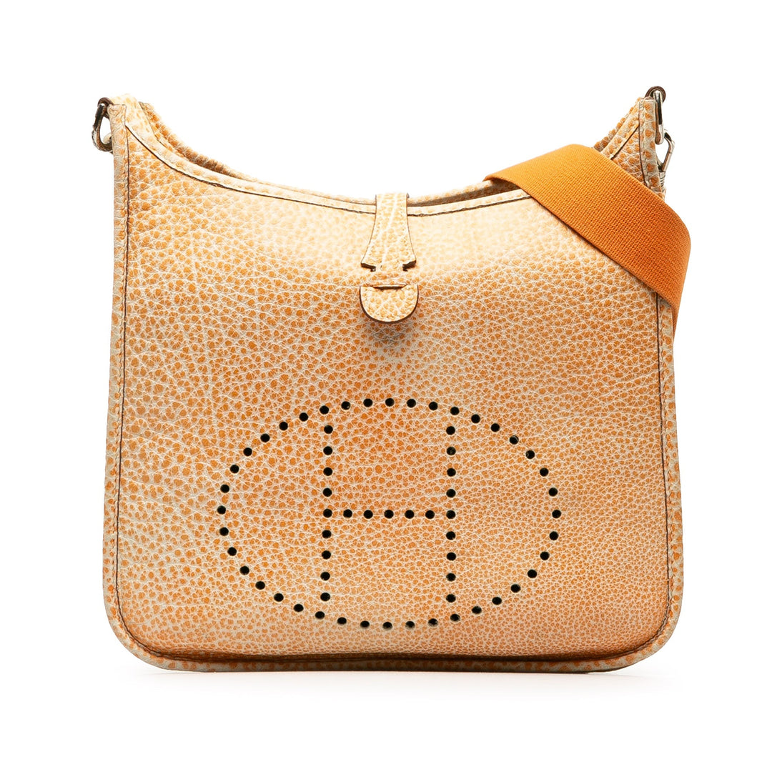 Hermes Dalmatian Buffalo Evelyne I PM Crossbody Bag