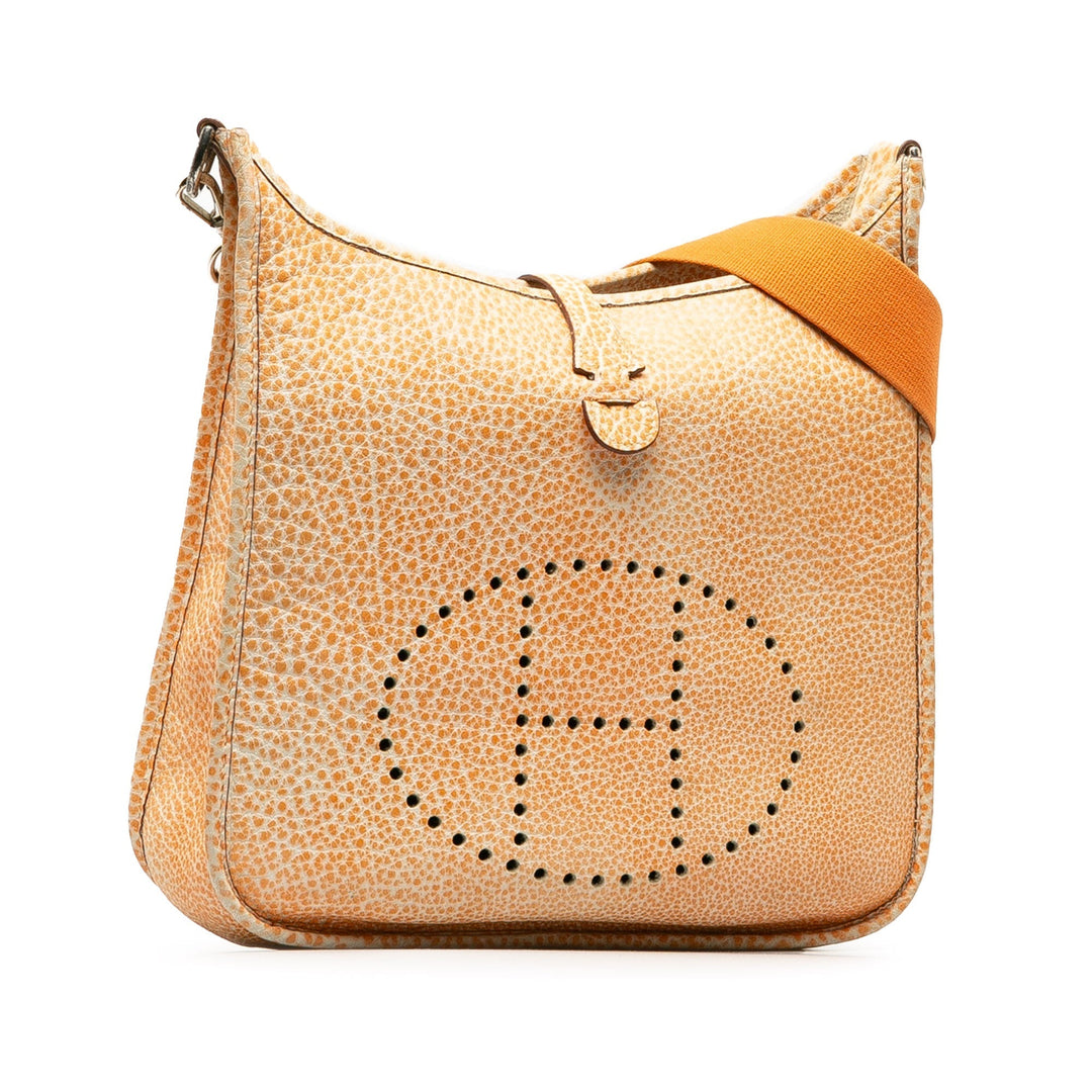Top quality Hermes Dalmatian Buffalo Evelyne I PM Crossbody Bag