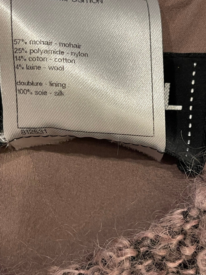 Top Quality Chanel Pink and Black Dress with Button Details Size FR 42 (UK 14)