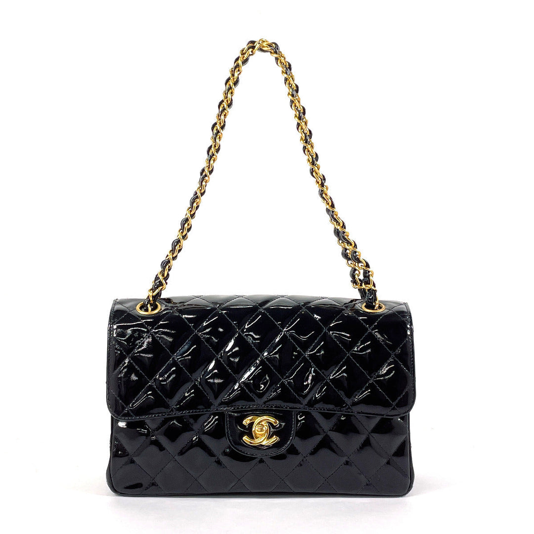 Top Quality Chanel Patent Leather Matelasse Chain Shoulder Bag