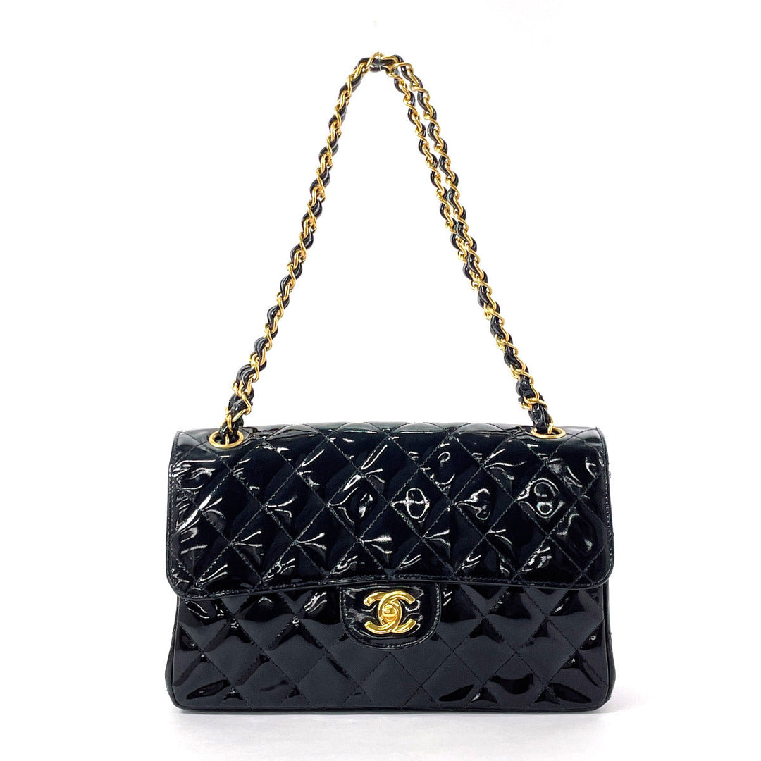 Top Quality Chanel Patent Leather Matelasse Chain Shoulder Bag