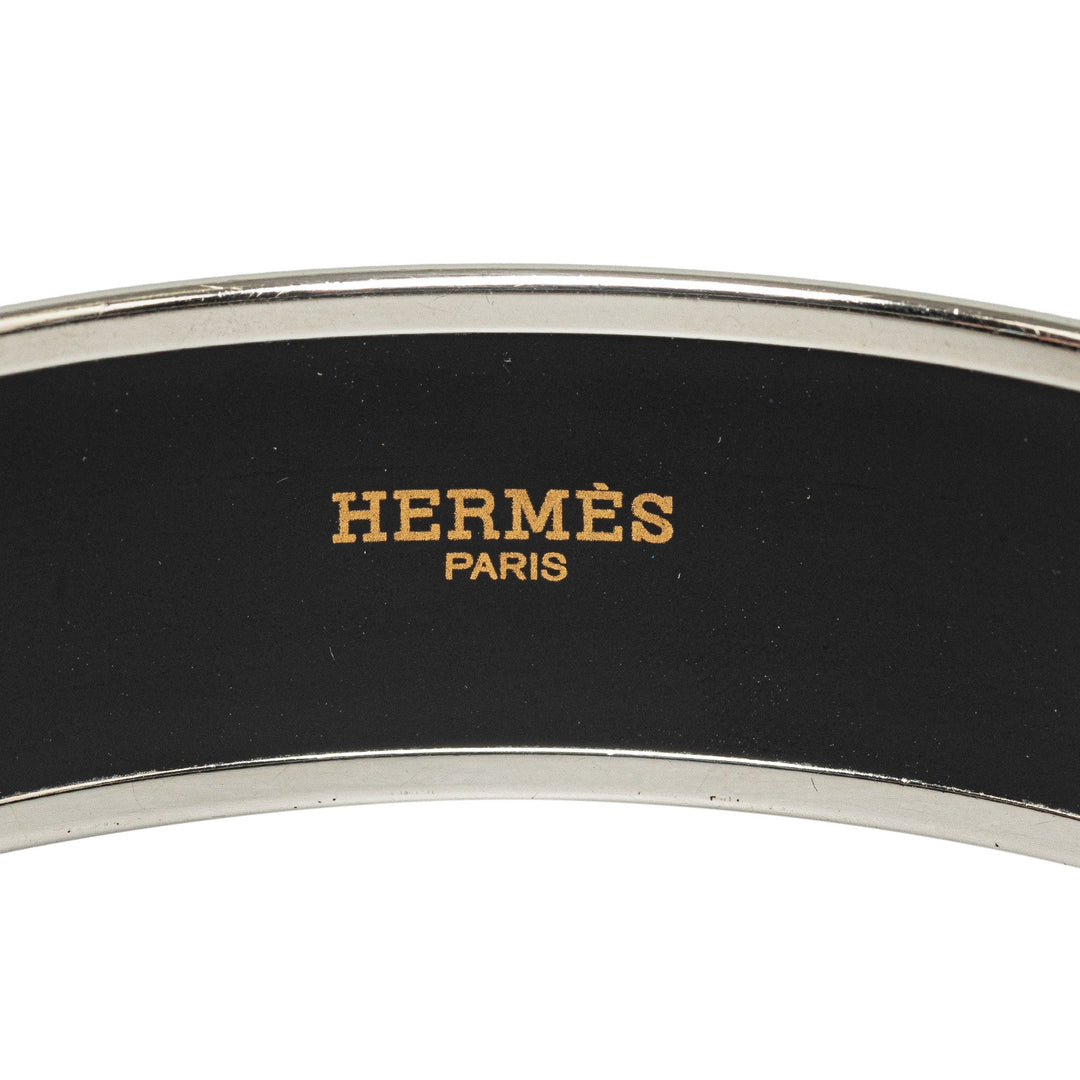 Top quality Hermes Caleche Wide Enamel Bangle Costume Bracelet