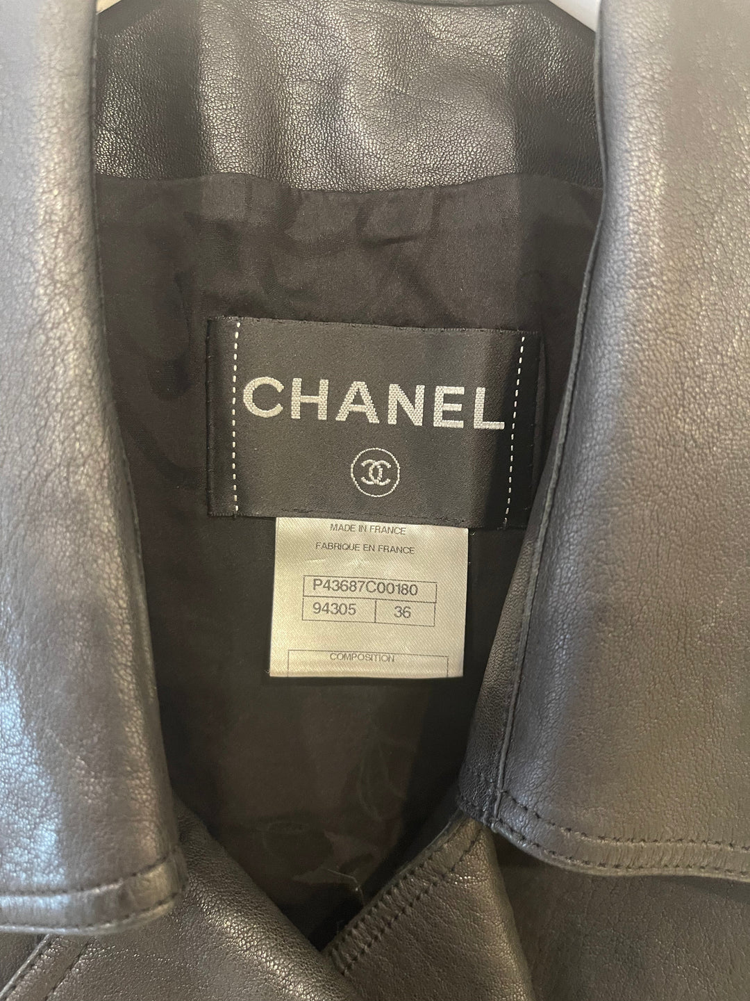Top Quality Chanel 12P Black Asymmetric Lambskin Leather Gilet with Belt Size FR 36 (UK 8) RRP ¬£5,500