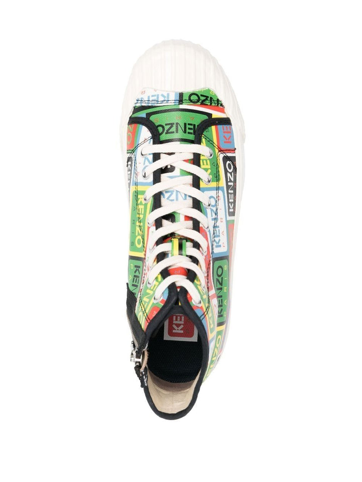 KENZOSCHOOL HIGH TOP SNEAKERS