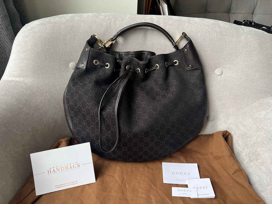 Gucci GG Monogram Canvas Hobo