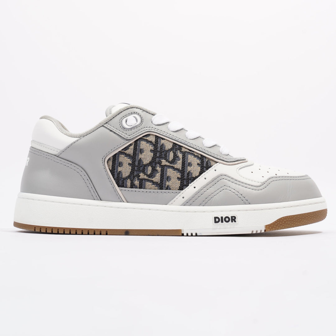 Christian Dior B27 Low-top White / Grey Leather EU 41 UK 7
