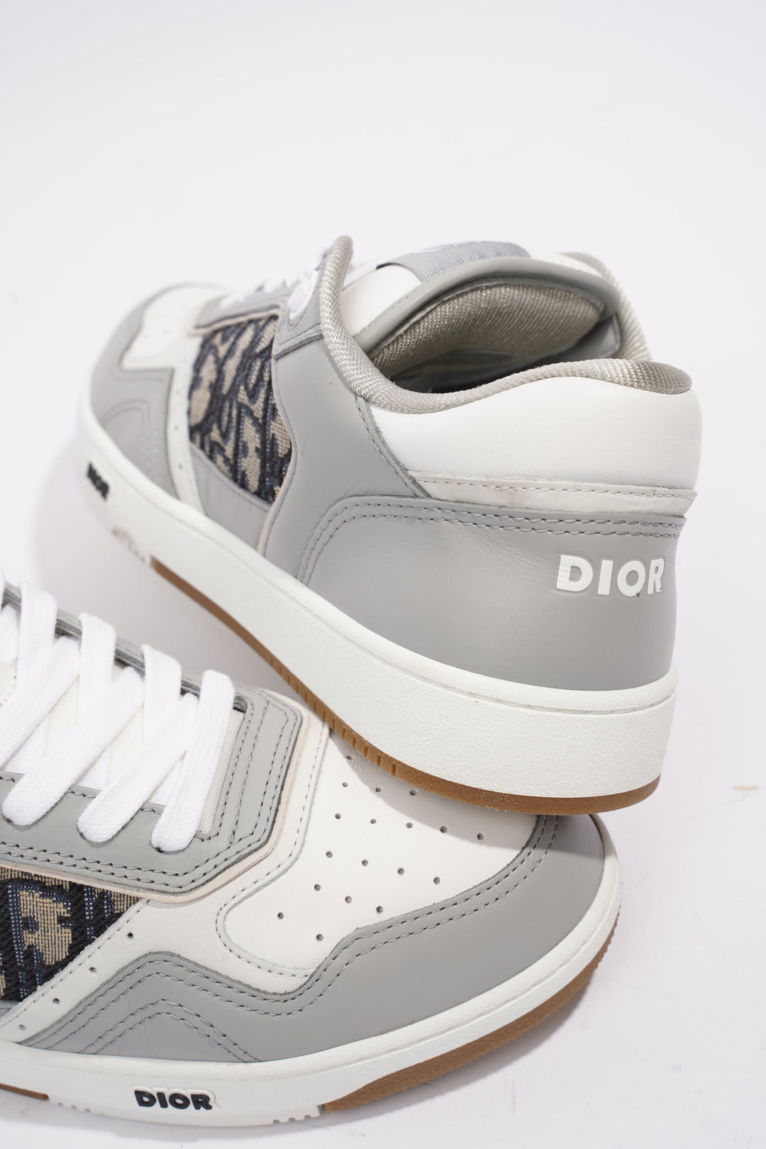 Christian Dior B27 Low-top White / Grey Leather EU 41 UK 7