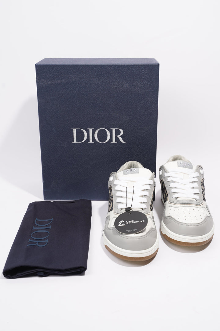 Christian Dior B27 Low-top White / Grey Leather EU 41 UK 7
