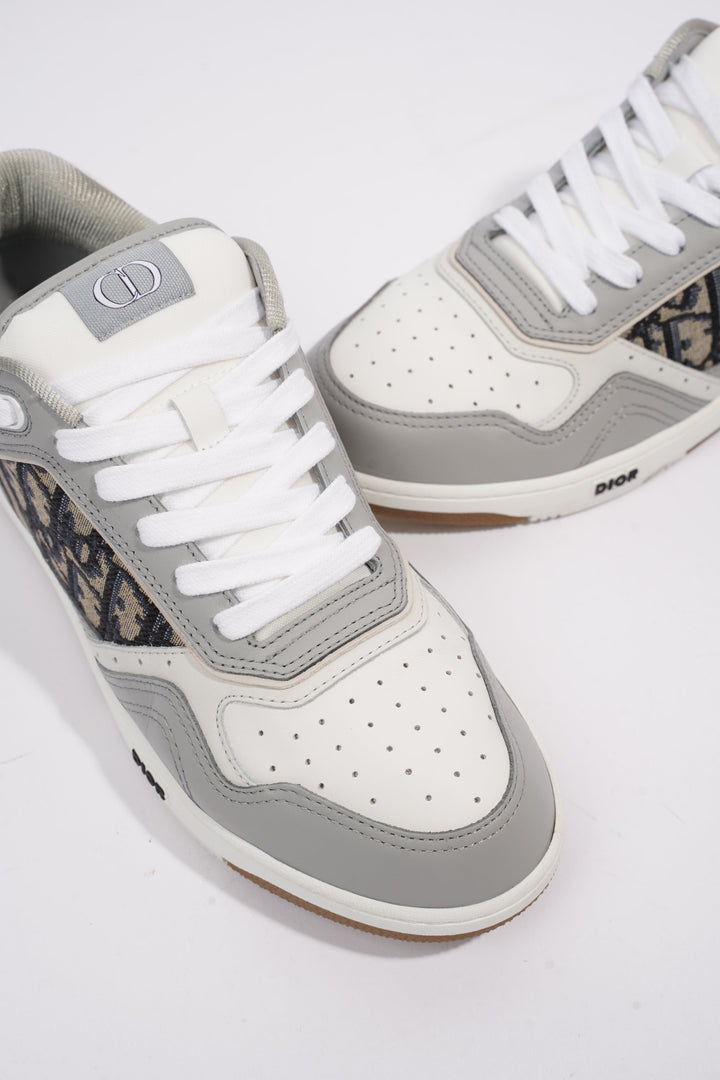 Christian Dior B27 Low-top White / Grey Leather EU 41 UK 7