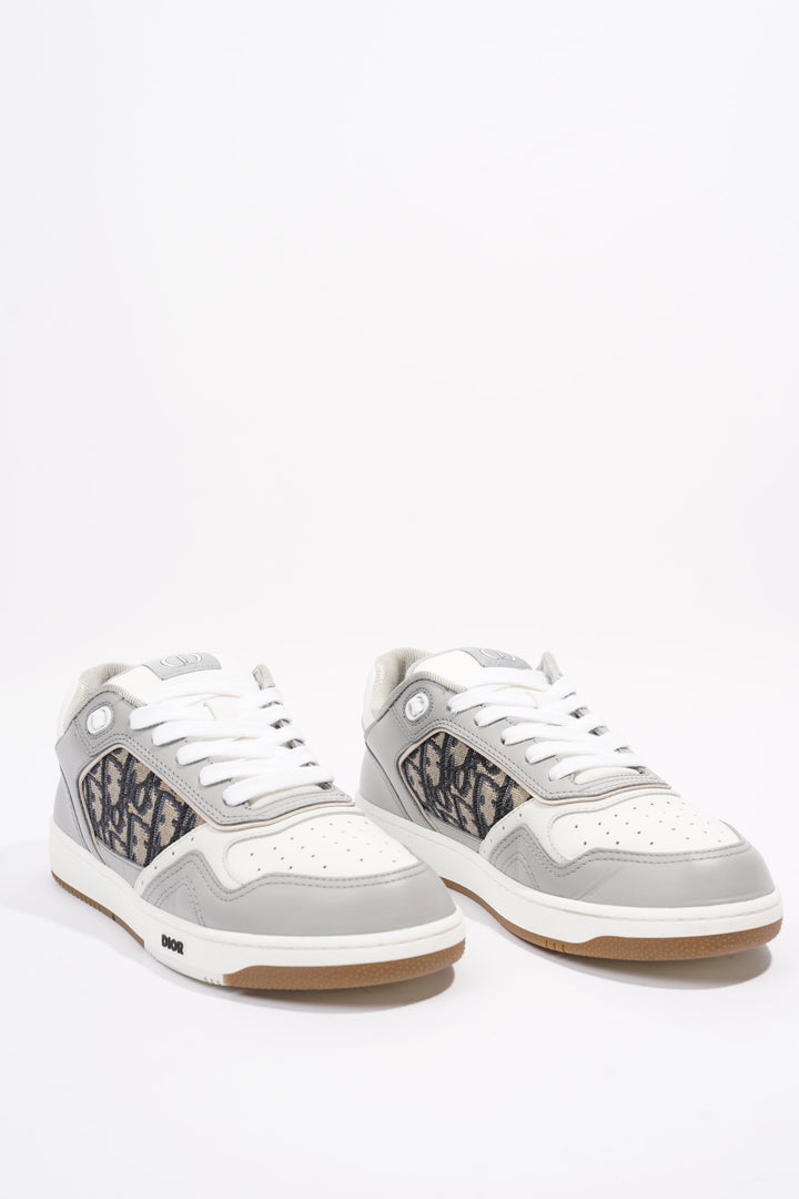 Christian Dior B27 Low-top White / Grey Leather EU 41 UK 7