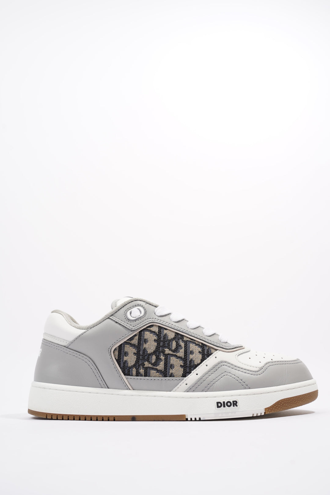 Christian Dior B27 Low-top White / Grey Leather EU 41 UK 7