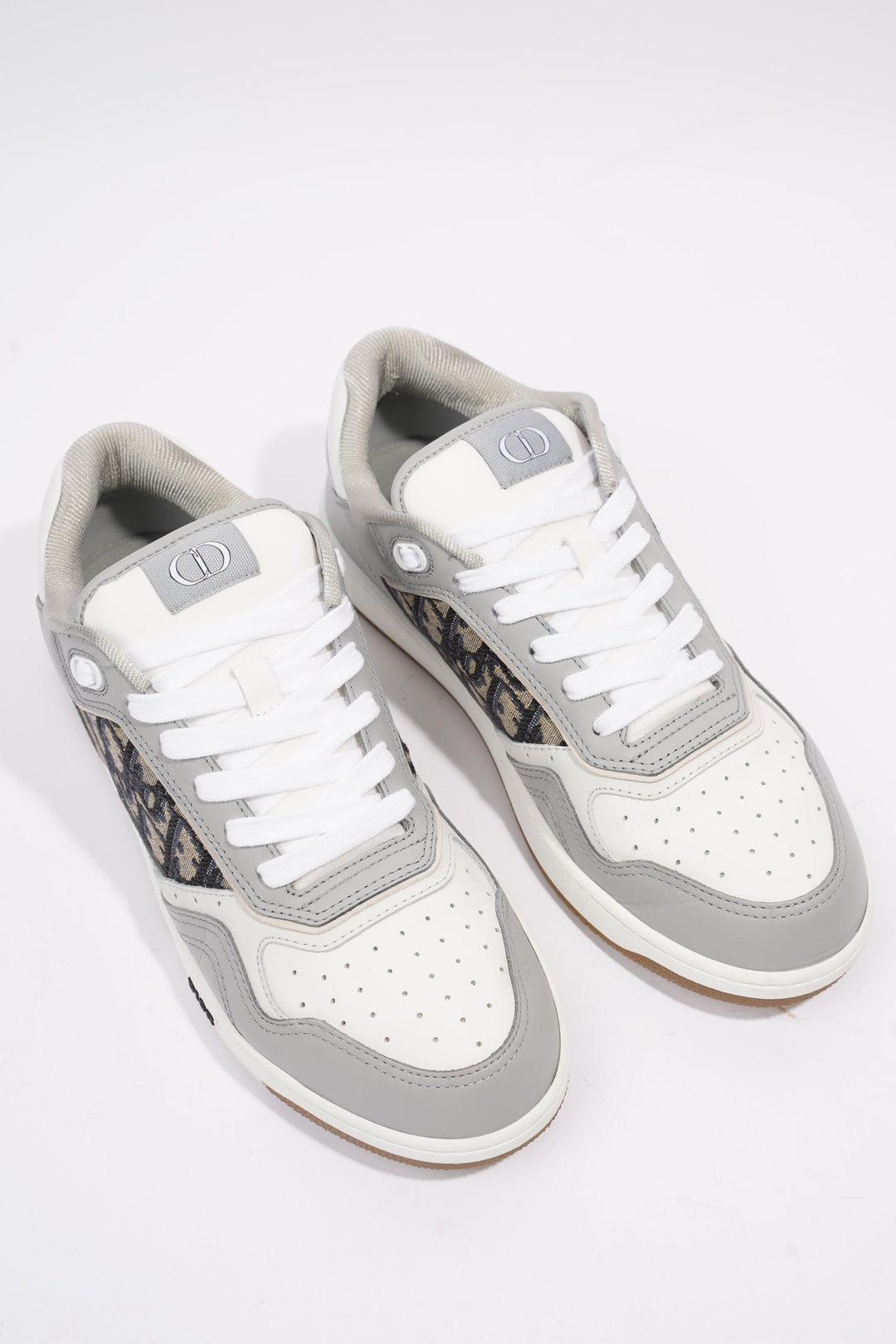 Christian Dior B27 Low-top White / Grey Leather EU 41 UK 7