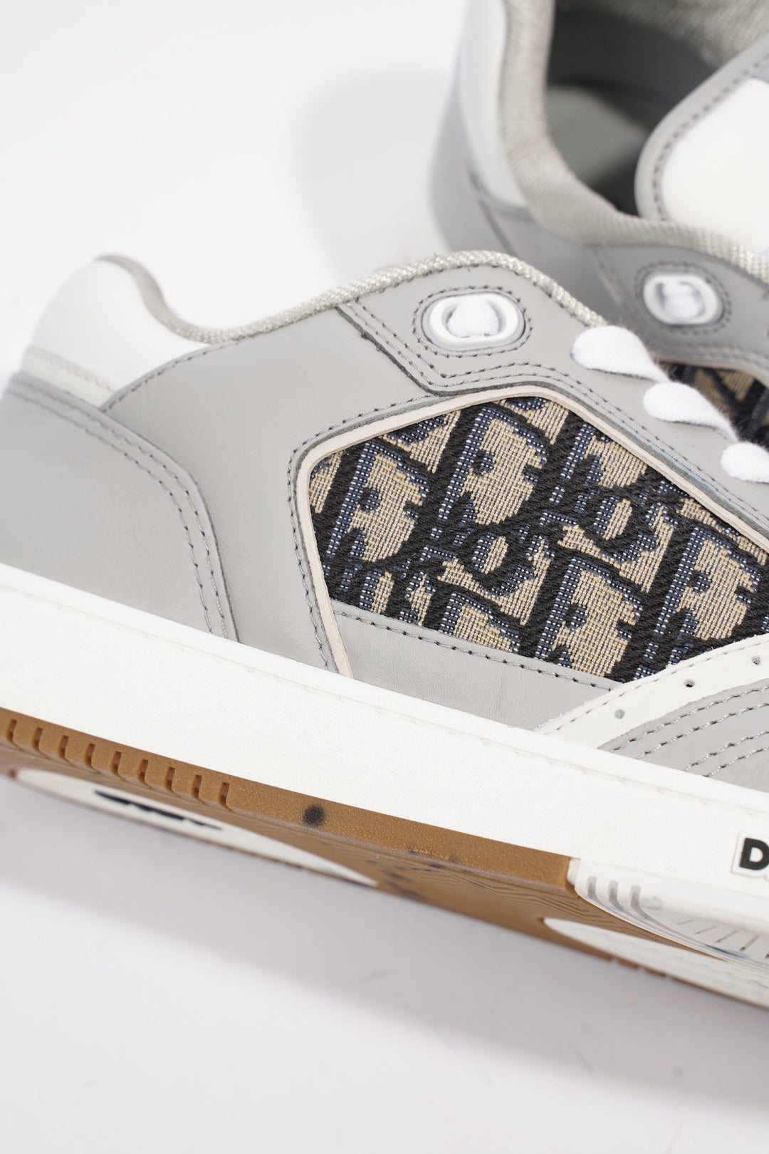 Christian Dior B27 Low-top White / Grey Leather EU 41 UK 7