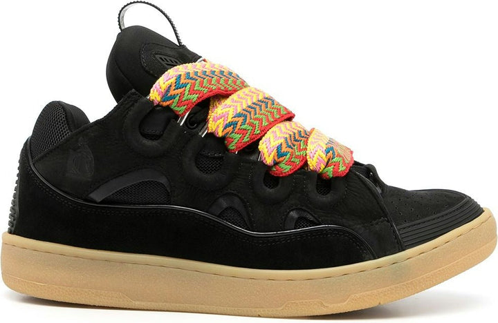 CURB CHUNKY LEATHER SNEAKERS