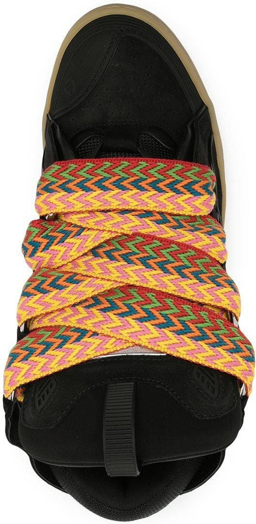 CURB CHUNKY LEATHER SNEAKERS