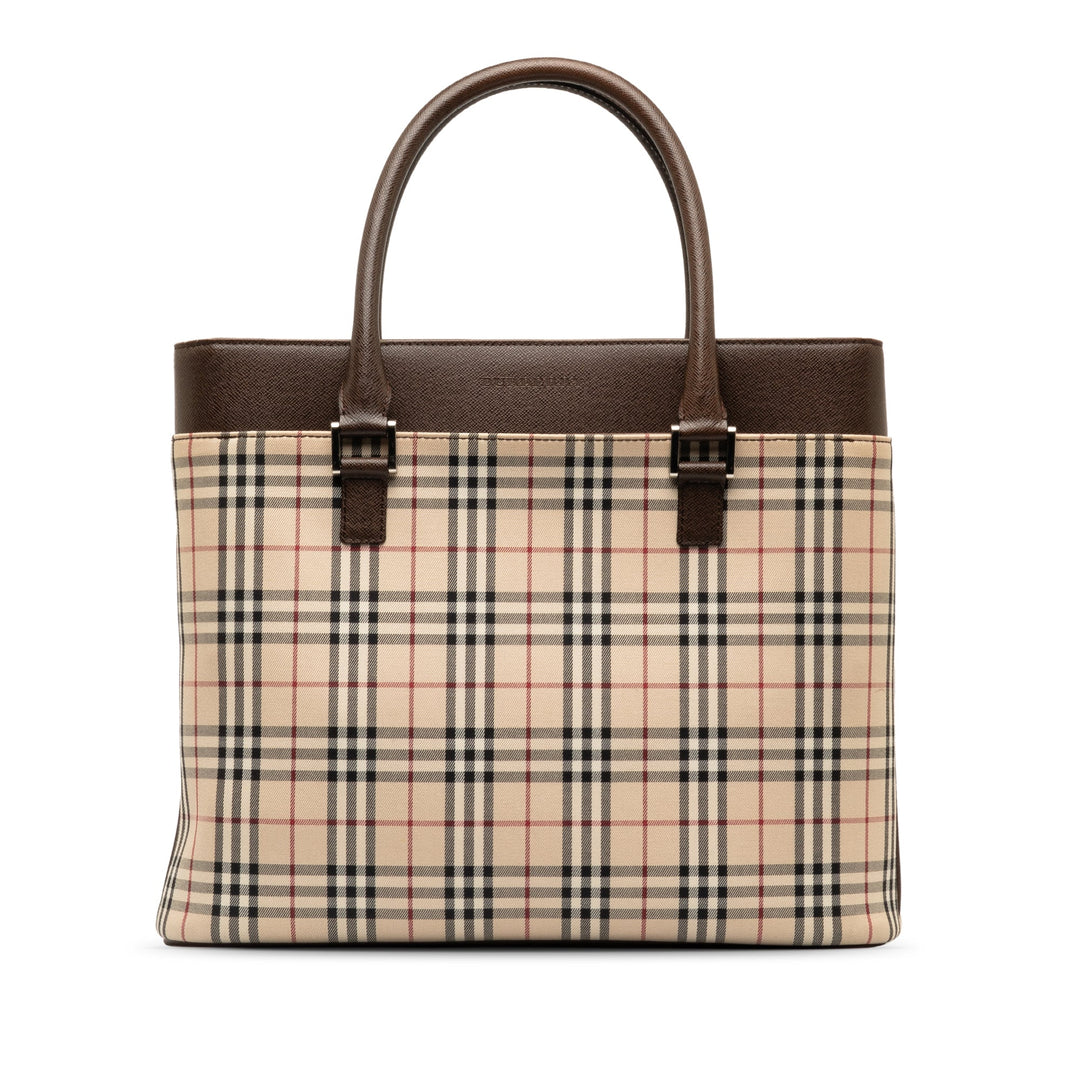 BURBERRY House Check Tote Tote Bag