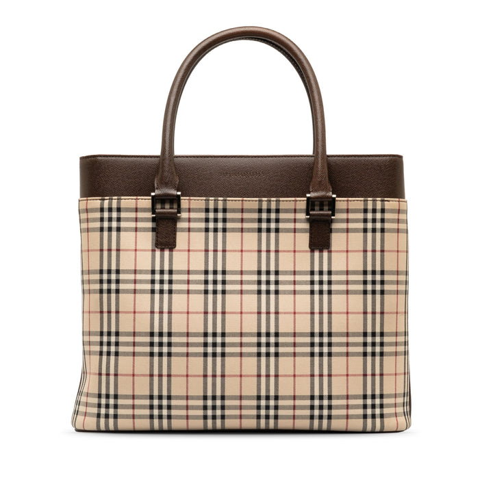BURBERRY House Check Tote Tote Bag