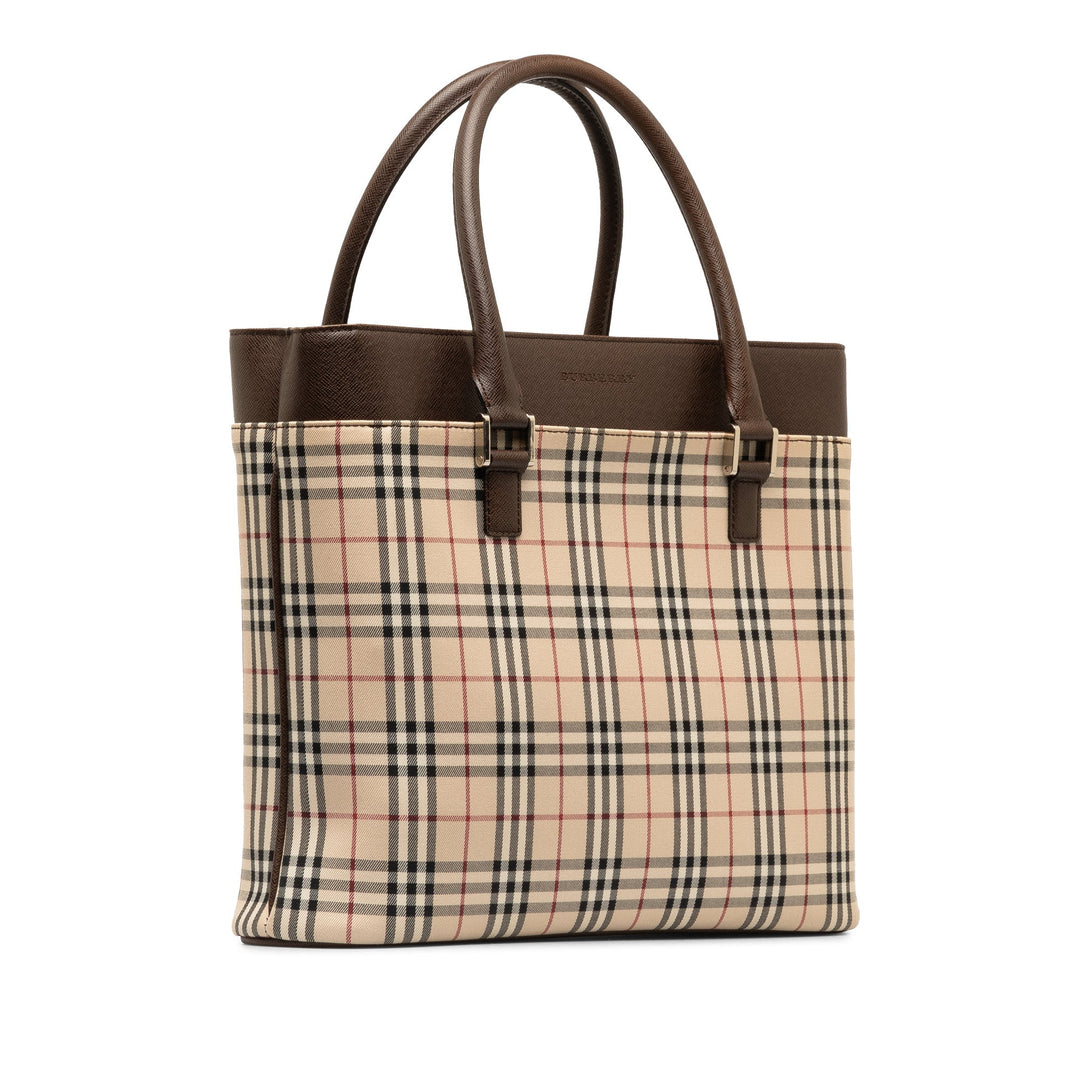 BURBERRY House Check Tote Tote Bag