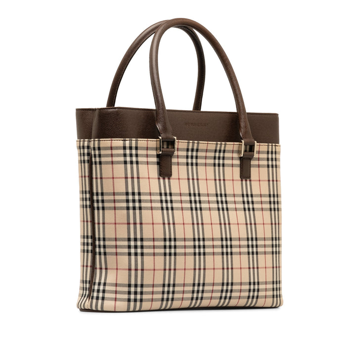BURBERRY House Check Tote Tote Bag