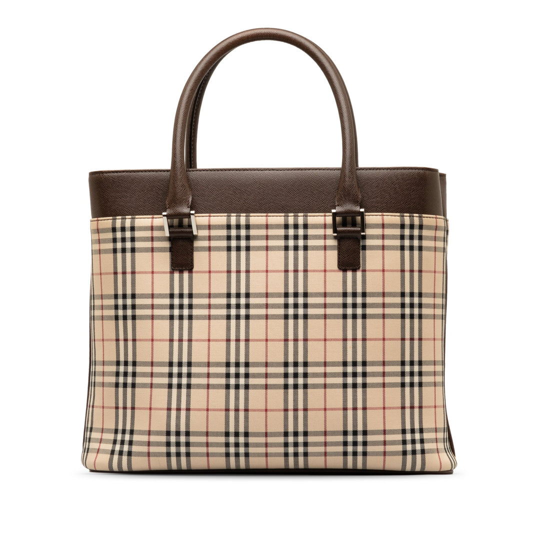 BURBERRY House Check Tote Tote Bag