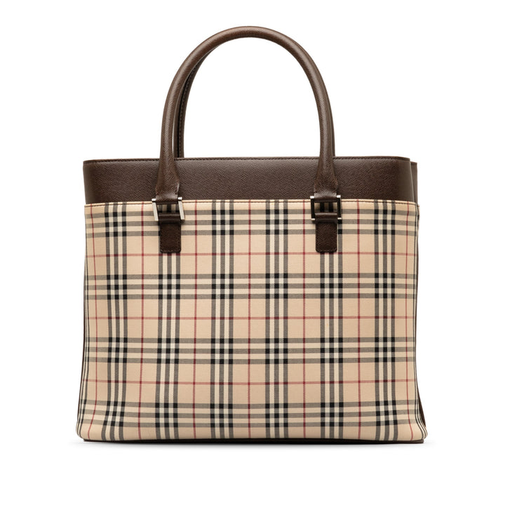 BURBERRY House Check Tote Tote Bag